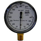 Product Image Manometer, -40 cm, +80cm, brass, 1/4 NPT