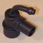 Product Image Mask Elbow, Norman Type, Non-Conductive, Anodized Aluminum