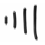 Product Image Flex Connector, Tube, Stainless Ends, 15 mm Male x 15 mm Female, EPDM Synthetic Rubber, Black, 13 inch