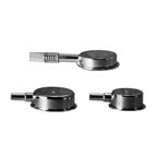Product Image Stethoscope Chest Piece, Standard, Infant, Male Luer Fitting, Lightweight, Chrome Plated Brass
