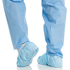 Product Image Shoe Cover, Heavy Duty, Universal Size, 3-Layer SMS Fabric, No Traction, Blue
