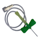 Product Image Blood Collection Set, Safety-Lok, Luer Adapter, Manual Safety Shield, 12 in Tubing, 21 G x 0.75 in