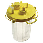 Product Image Suction Canister Liner, Quick-Fit, Attached Lid, 1500 cc