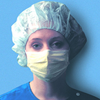 Product Image Isolation Mask, Enclosed Nosepiece, Ultra-Soft Earloops, Yellow