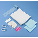 Product Image Post-Mortem Kit, Adult, Straight Zipper Bag, Personal Effects Bag, Plastic, White, 36 in x 90 in