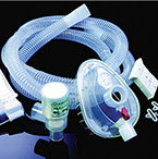 Product Image Circuit, WhisperPak, Sealflex Mask, Double Port, Adult Large, Headstrap, 7.5 cm Valve, 80-in Tubing