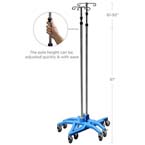 Product Image Smartstack, Patient Care Stand, 8 pack