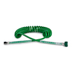 Product Image Oxygen Hose, Single Coil, Self-Coiling, DISS fittings, Green, 15 ft<span style="color:#FF0000;font-weight:bold;padding-left:5px;">*Non-Returnable*</span>