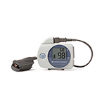 Product Image Pulse Oximeter, Minota 300, Finger Probe, Wristband, Soft Sensor, 2.7 in x 2.3 in x 1 in