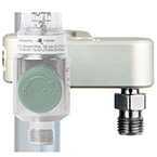 Product Image Single O2 Flow Meter Manifold, 0-70LPM Manifold w/ DISS Fitting and 15ft Coiled O2 Hose