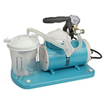 Product Image Suction Unit, Schuco, Portable, 115 volts, w/800 cc Canister, 0 to 22 Hg, 40 LPM, UL listed