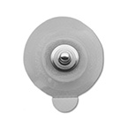 Product Image ECG Electrode, Huggables, Pediatric, Snap, Cleartape, Wet Gel, Ag/Ag Chloride, 1.6 cm, 1 per Pouch