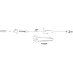 Product Image Secondary Gravity Administration Set, 20 Drop
