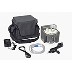 Product Image Suction Unit, HomeCare, Disposable Bottle, Tubing, Elbow, AC DC Cords, Rechargeable Battery, 800 cc