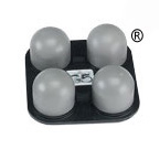 Product Image Applicator, 4 Ball, Rubber, Firm, G5 Percussor
