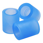 Product Image Flexible Adapter, Silicone, Soft Blue, 22 mm Female ID x 22 mm Female ID