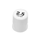 Product Image CPAP Valve, O2-RESQ, O2-CPAP, 2.5 cm, White, 22 mm and 30 mm Connectors, Single Patient Use