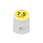 Product Image CPAP Valve, O2-RESQ, O2-CPAP, 7.5 cm, Yellow, 22 mm and 30 mm Connectors, Single Patient Use