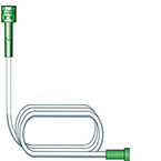 Product Image Oxygen Tubing, Smooth Bore, Standard Lumen, 7ft with Fits-All Oxygen Connector