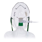 Product Image Oxygen Mask, 3 in 1 Mask, Medium Concentration, High Concentration or Non-Rebreathing, 7ft O2 Tubing