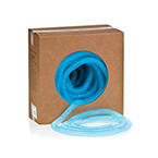 Product Image Corrugated Tubing, CORR-A-FLEX II, 100ft Roll, Cuttable Section Every 6 Inches, Blue