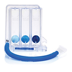 Product Image Incentive Spirometer, Triflo II, Inspiratory Exerciser, Compact, 3 Balls, 3 Chambers