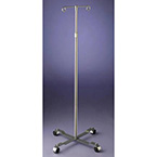 Product Image Stand, IV, 2 Hooks, 4 Casters, Flat Plate Base, Adjustable Height