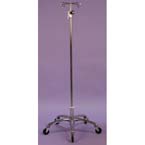 Product Image IV Stand, Five Leg, Chrome, Two Hooks