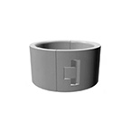Product Image Wheel Guard, CASTrGARD, Gray, Large 4