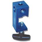 Product Image Arm Bracket, Flexible Support, Three Hole Pole, Reusable, Mounts to Poles up to 1.5 in, Aluminum