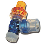 Product Image Magnetic PEEP Valve, Reusable, Transparent, 22 mm OD x 22 mm ID, Silicone Rubber Connector