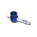 Product Image Cuff Pressure Monitor Adapter, Reusable, Fits NPT Gauge, Anodized Aluminum, Nylon