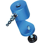 Product Image Clamp, Gauge Pole, Anodized Aluminum, Rear 1/4 in NPT Threaded Gauges, Reusable, 3/4 in, 1 1/2 in