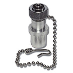Product Image Flowmeter Air Compressor Adapter, Reusable, 22 mm OD, Anodized Aluminum