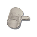 Product Image Adapter, Pressure, Reusable, Polycarbonate, Barbed Port, 15 mm I.D. x 15 mm I.D.