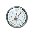 Product Image NIF Meter, 120 cm H2O, 4 cm Markings, Reusable, 1/4-in NPT Connection, Adapter, Resettable Pointer