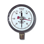 Product Image NIF Meter, 60 cm H2O, 2 cm Markings, Reusable, 1/4-in NPT Connection, Adapter, Resettable Pointer