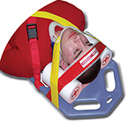 Product Image Head Immobilizer, Multi-Grip, Adult, Head and Chin Straps, Closed-Cell Foam