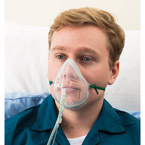 Product Image Sentri EcoLite Medium Concentration Oxygen Mask with CO2 Monitoring Line with Universal Connector Tube, Adult, 1.8m
