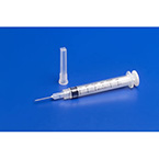 Product Image Syringe, Monoject, Standard Hypodermic Needle, 3 ml, 20 G x 1-1/2 in.
