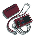 Product Image Blood Pressure Unit Kit, Stethoscope, MatchMates, Sprague Rappaport Stethoscope, Burgundy, Adult