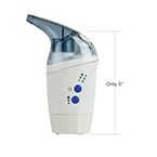 Product Image Nebulizer, MiniBreeze Ultrasonic, w/Mouthpiece, Connector, Power Adapters, Adult/Child Masks