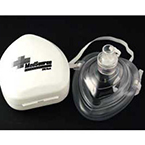 Product Image CPR Mask, Pocket Style, Universal, Pre-Inflated, O2 Port, Case, White