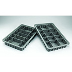Product Image Drawer Tray Kit, 3-in Drawer, Standard, Select, 2-TMT-3 Trays, Dividers, Gray