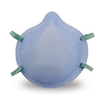Product Image Particulate Respirator, N95, Healthcare, Surgical Mask, Foam Nose Cushion, Low Profile Nose Bridge<span style="color:#FF0000;font-weight:bold;padding-left:5px;">*Non-Returnable*</span>