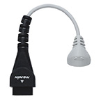 Product Image Sensor Adapter Cable, for WristOx, Connects Nonin Sensors, 7-in Cable, 8 Pin to 9 Pin Connector
