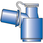 Product Image Swivel Adapter, Fiber-Optic, Bronchoscope, Dual-Axis, 15 mm Termination, Sterile, Single Use