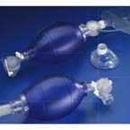 Product Image Manual Resuscitator BVM, 1st Reponse PEDIplus, Large Pediatric, Disposable, 40ft Flex Tube Reservoir, Child Mask