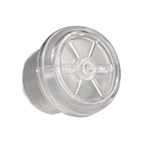 Product Image Swallowing and Speaking Valve, Tracheostomy and Ventilator, PMV 2000, Low Profile, Lightweight, Clear, 15 mm ID, 23 mm OD