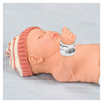 Product Image ID Bracelet, Moveable, Foam, Hook and Loop, Newborn, 5 1/2 in x 1 1/4 in.